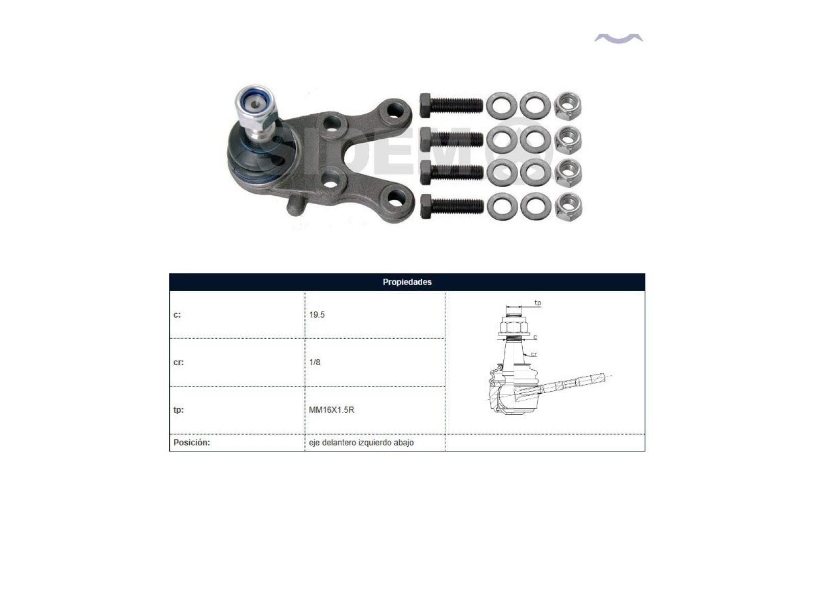 Rotula Del Mitsubishi L200 96-06 Izq 