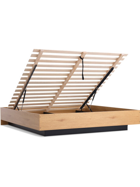 Estructura cama ELLINGE King 180x200 almac roble Estructura cama ELLINGE King 180x200 almac roble