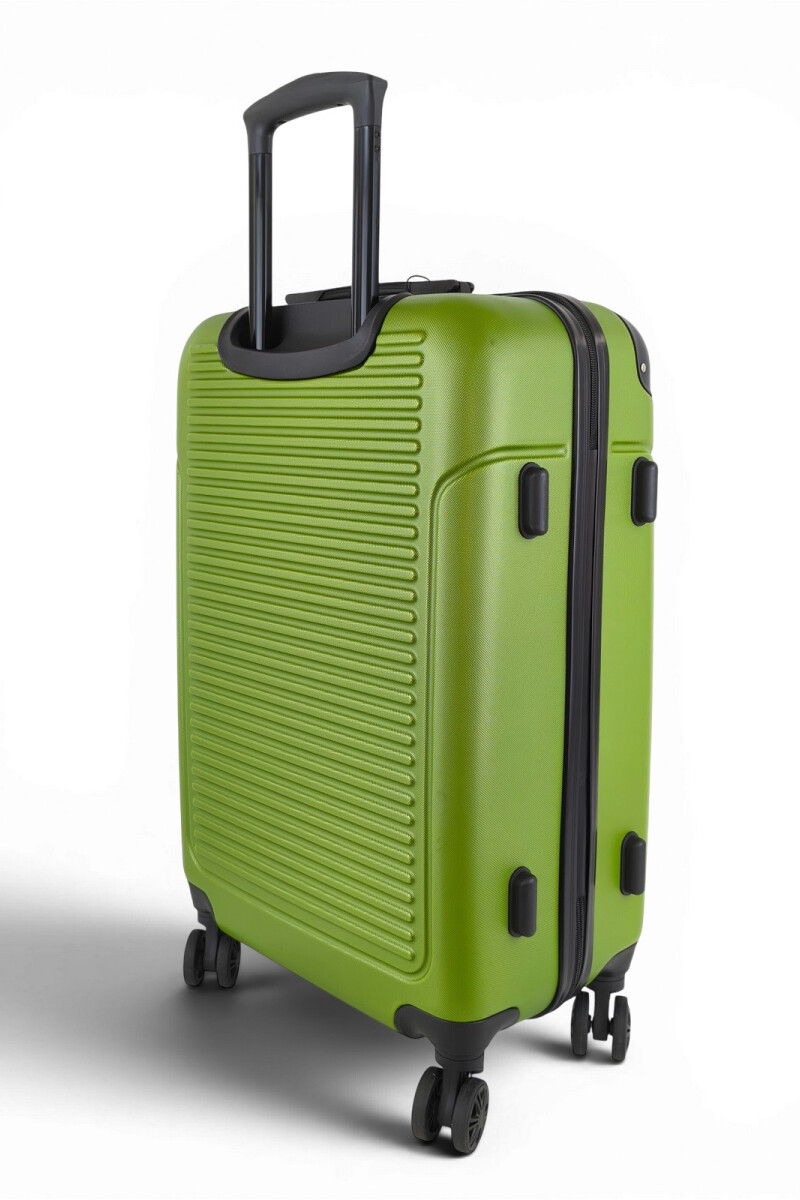 Valija mediana ABS (fibra) de 24" Verde