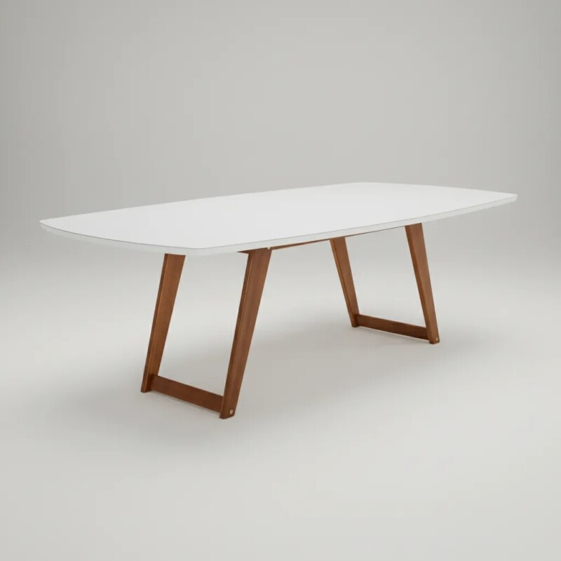 MESA COMEDOR - PATAS MADERA - TAPA LACA OFF WHITE C/VIDRIO MESA COMEDOR - PATAS MADERA - TAPA LACA OFF WHITE C/VIDRIO
