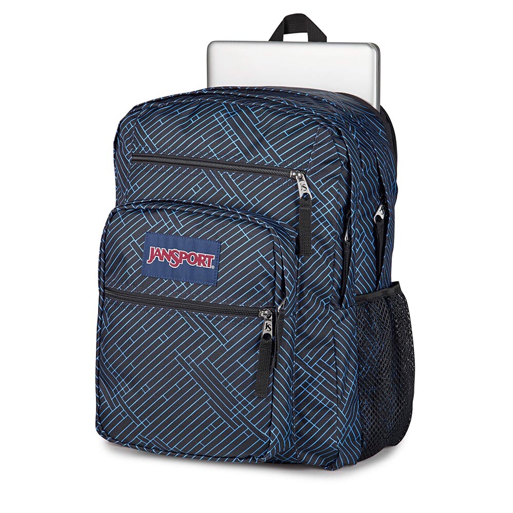 Mochila Big Student Black/Black/Azul