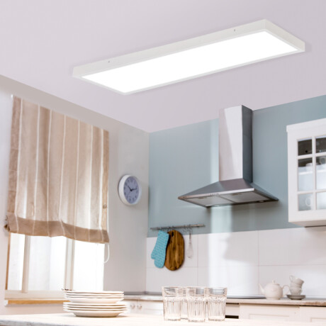 Panel led con marco para adosar 48w 121.3*30.3cm FRIO