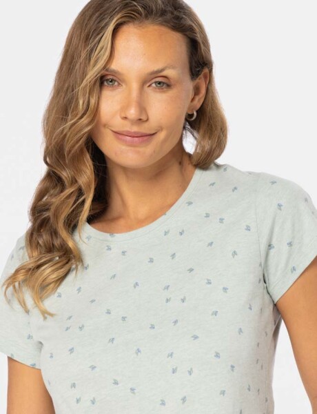 REMERA ESTAMPADA Verde
