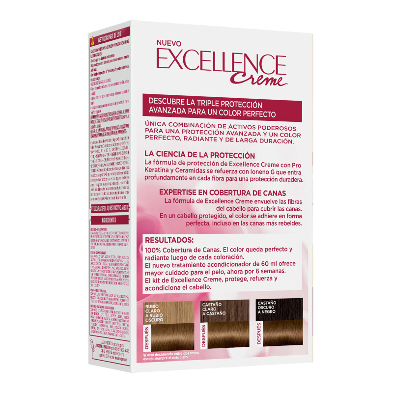 Tinta L'oréal Excellence Creme Rubio Oscuro Dorado 6.3 Tinta L'oréal Excellence Creme Rubio Oscuro Dorado 6.3
