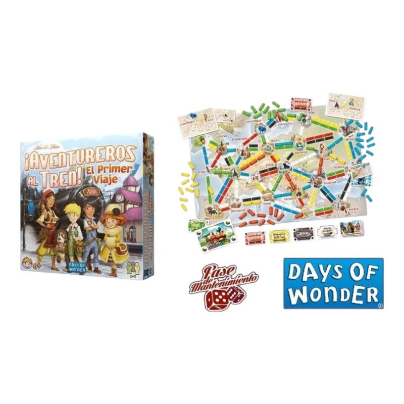 Juego de Mesa ¡Aventureros al Tren! Mi Primer Viaje Juego de Mesa ¡Aventureros al Tren! Mi Primer Viaje