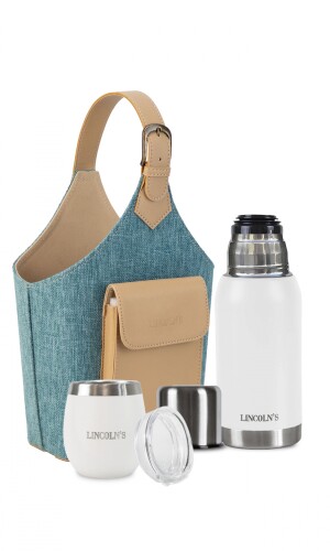 KIT MATERO HOUSES TELAR PETROLEO C/ BLANCO