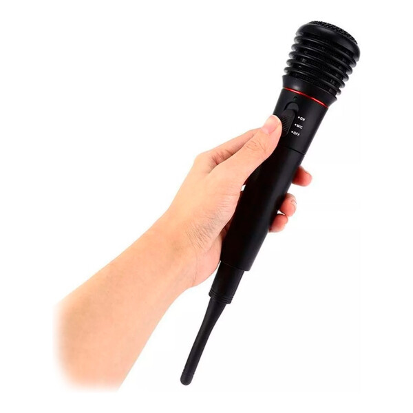 Micrófono Inalámbrico Profesional Para Karaoke Alta Calidad Variante Color Rojo