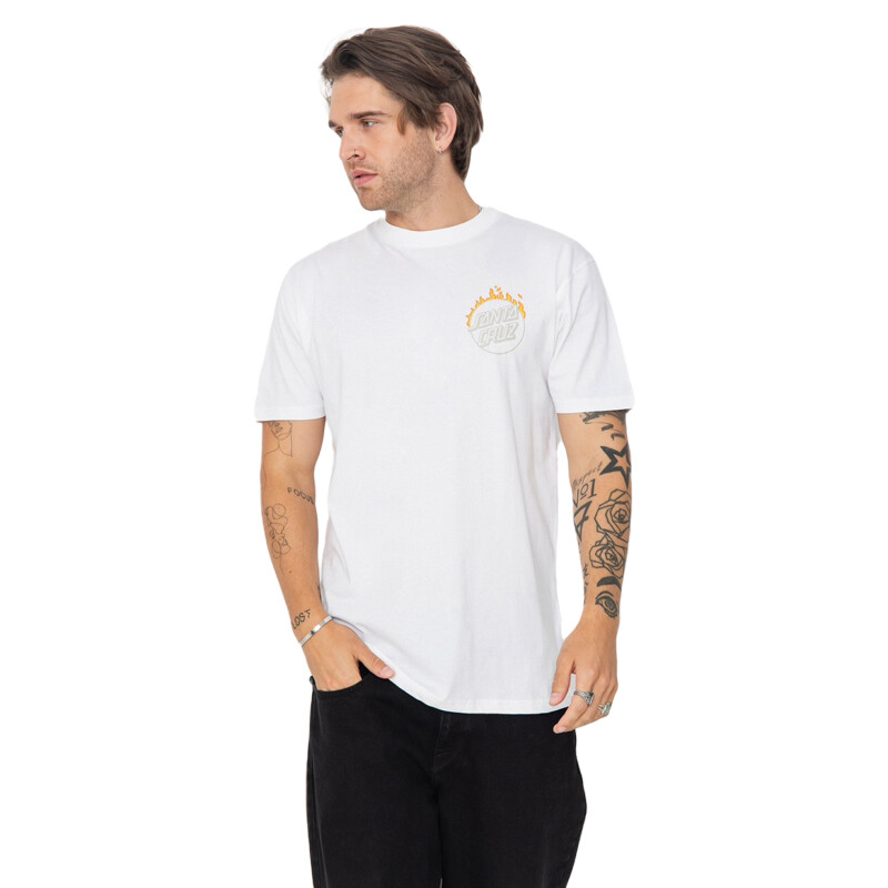 Remera Santa Cruz Burnt Opus - Blanco Remera Santa Cruz Burnt Opus - Blanco