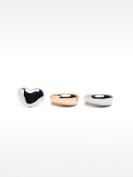 Set De Anillos Bicolor bicolor
