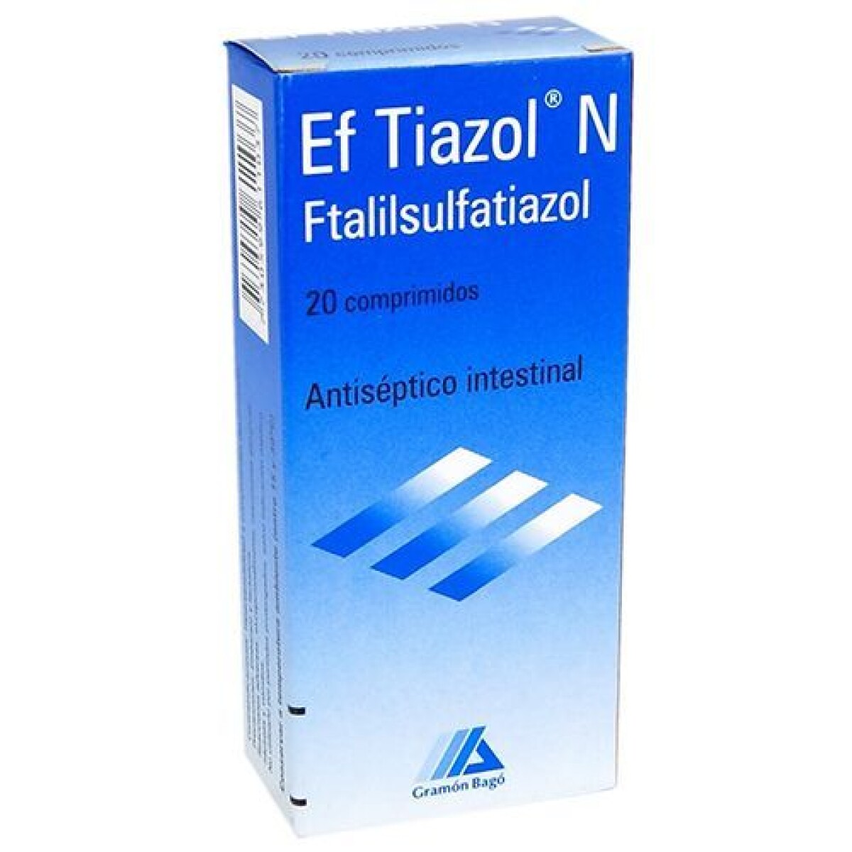 EF Tiazol N 20 Comprimidos – Antibiótico de Amplio Espectro