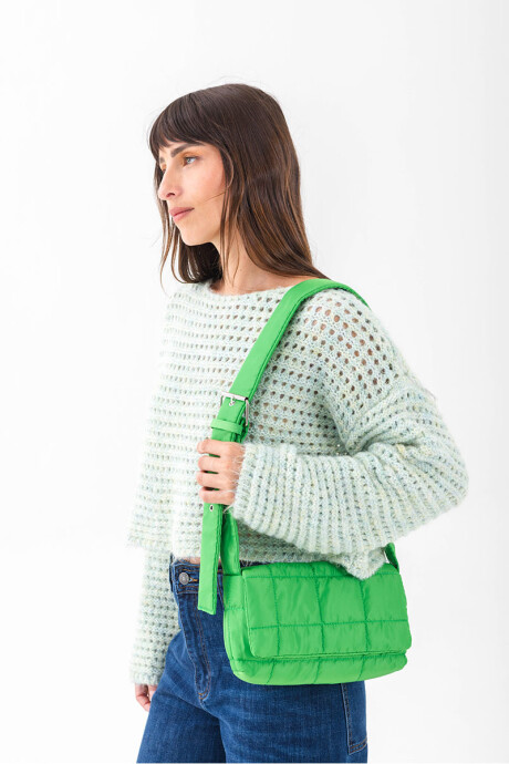 Cartera Puffy Verde