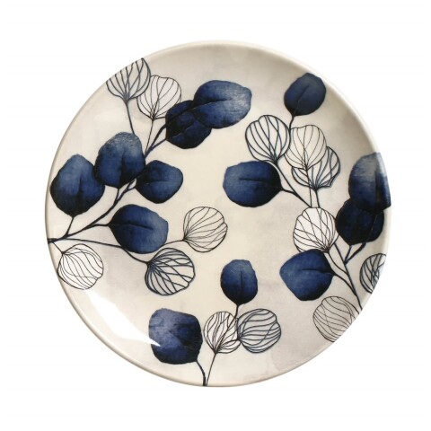 PLATO DE POSTRE CERAM PLATINUM BLUE PORTO D20.5CM PLATO DE POSTRE CERAM PLATINUM BLUE PORTO D20.5CM