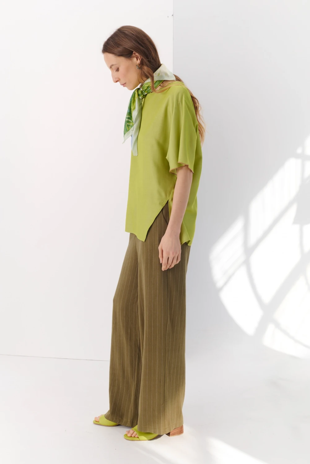 BLUSA TENCEL SOFT verde 4