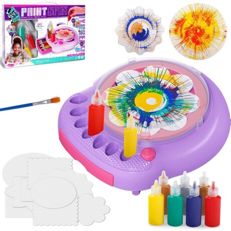Kit de Arte Giratorio con Pintura para Niños 001