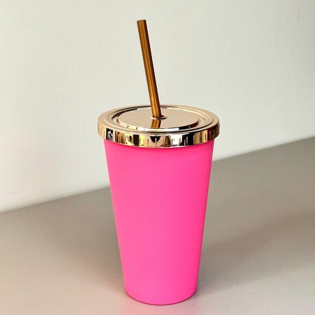 Vaso De Plástico Con Tapa Y Sorbito 450ml Vaso De Plástico Con Tapa Y Sorbito 450ml