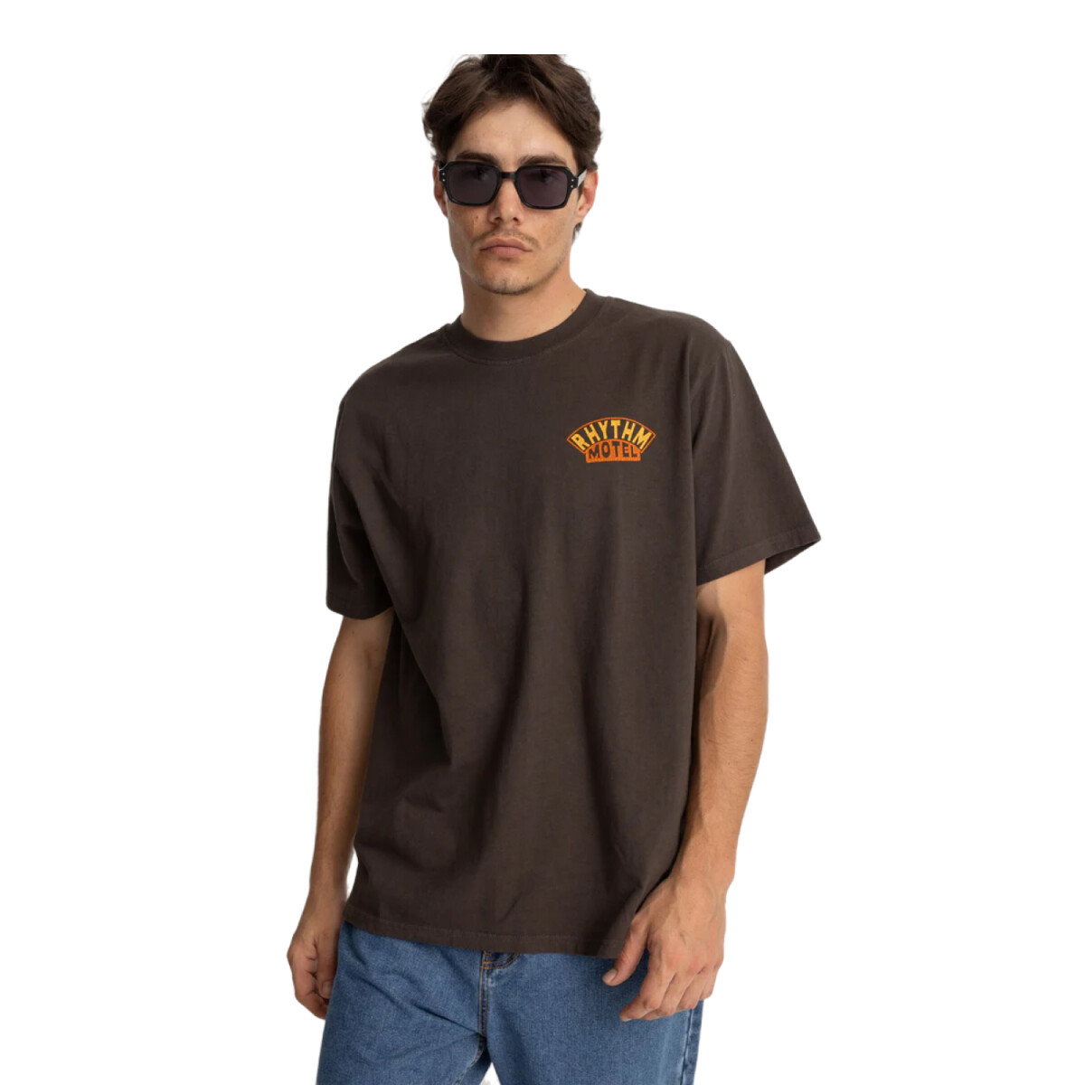 Remera Mc Rhythm Motel Vintage Ss T-Shirt - Negro 