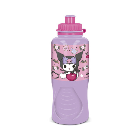 Botella Plástica Ergonómica Kuromi 430 ml U