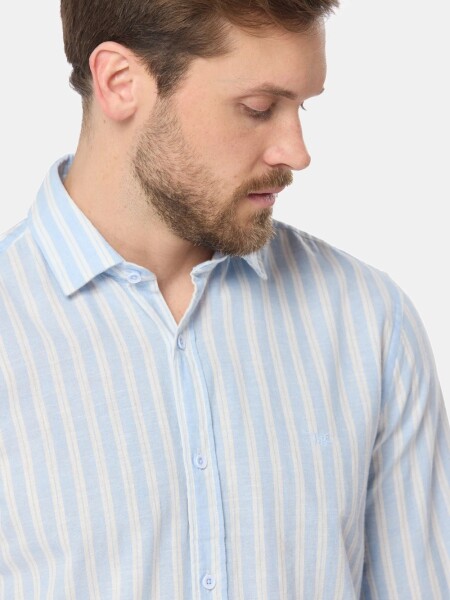 CAMISA LEGACY 209A29 CELESTE