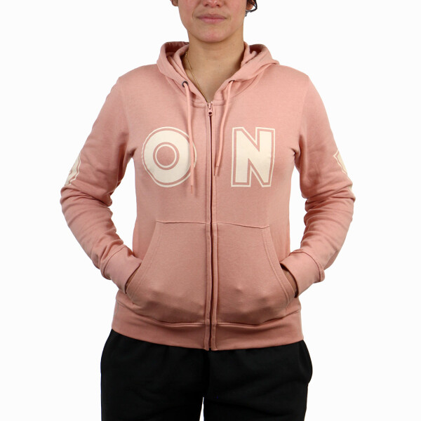 Pony mujer campera c/capucha-rosa viejo Rosa Viejo