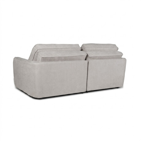 Sofá Cama Ravena - Tela Microfibra 9248 (Beige)