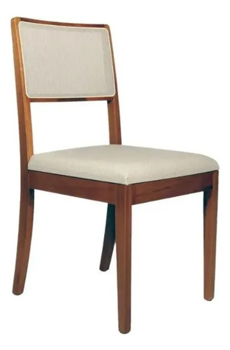 Silla De Comedor ComboHome Lola Madera Maciza Ratan Natural - Blanco 1 
