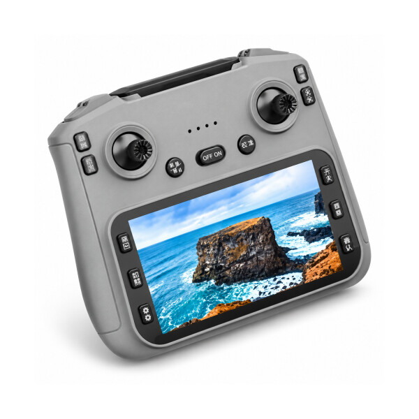 Drone Plegable T18p Con Control Remoto Con Pantalla Y Luces Led Rgb DRONE 2 CAMARAS 896-1