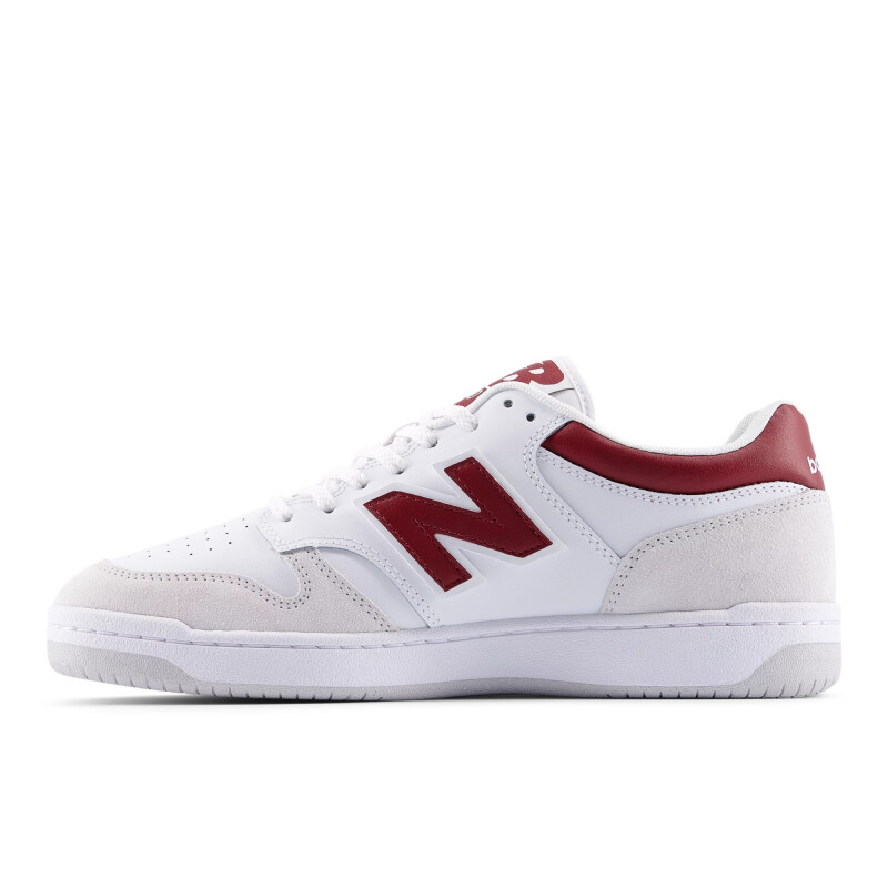 New Balance Calzado Court Blanco-bordo