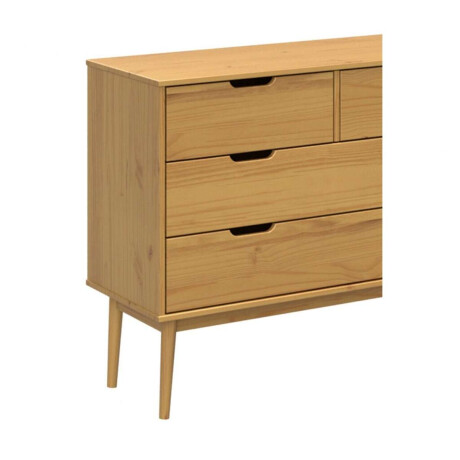 Comoda 4 Cajones Linea Nordica Roble