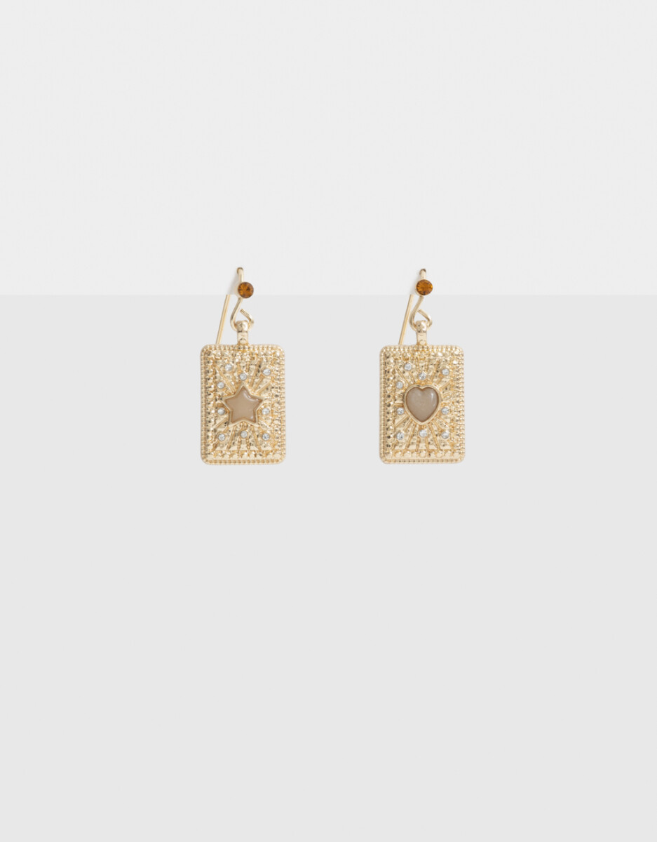 Aros Colgantes Con Dije Naipe 