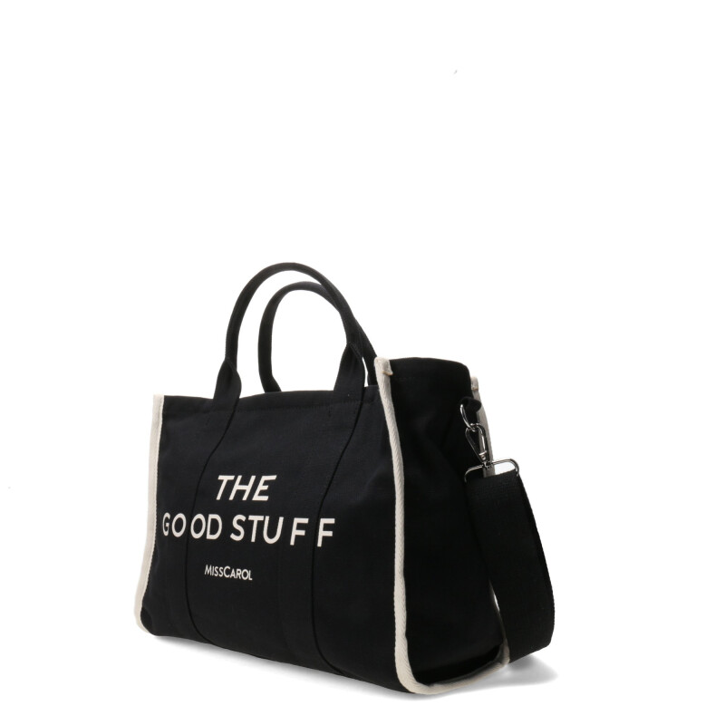 Cartera Miss Carol Voxi Con Estampado Negro