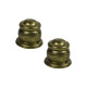 Barrote cortina de metal 2 m + 2 Soportes ORO VIEJO