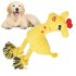 Peluche Mascota Jirafa Sonido Perros Gatos Cuerda Resistente Color Variante Amarillo