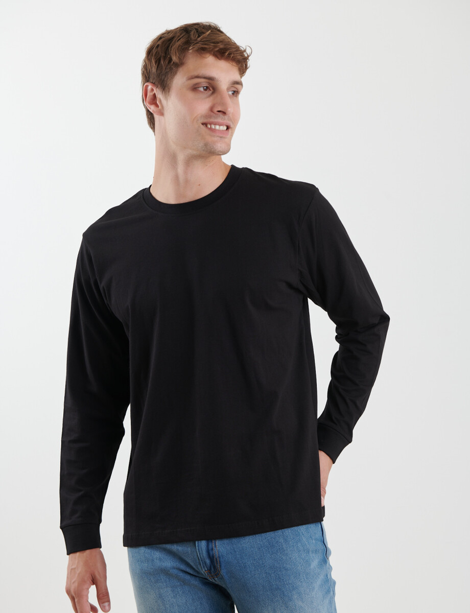 520682 T-SHIRT HARRINGTON LABEL Negro