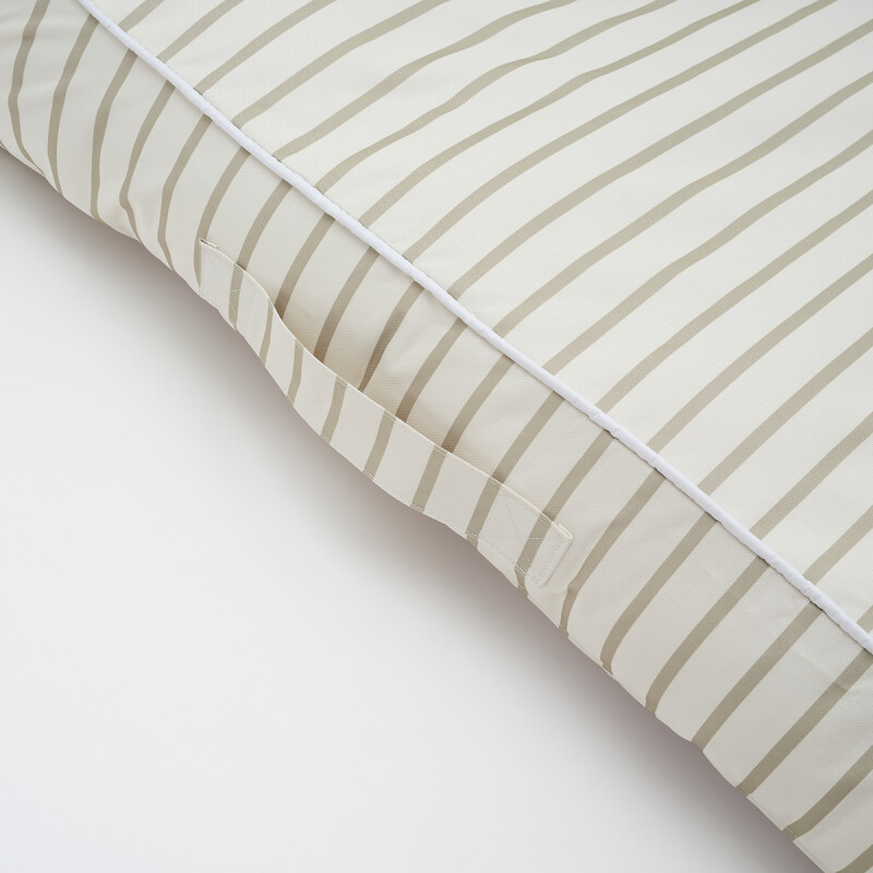 Colchoneta inflable de lujo La Palma Sage Stripe