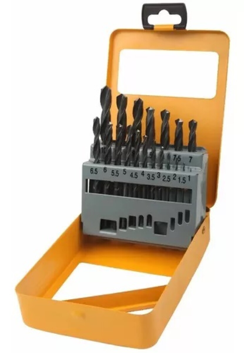 TOLSEN JUEGO MECHAS HSS 19 PIEZAS 1-10MM 