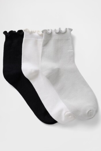 Medias Pack X3 Mujer White V2 Global
