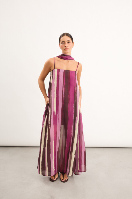 Vestido Filomena 2027 Marrón