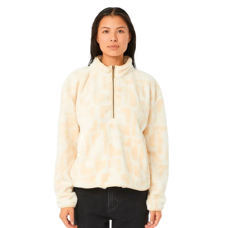 Canguro Rip Curl New Wave Polar - Beige Canguro Rip Curl New Wave Polar - Beige