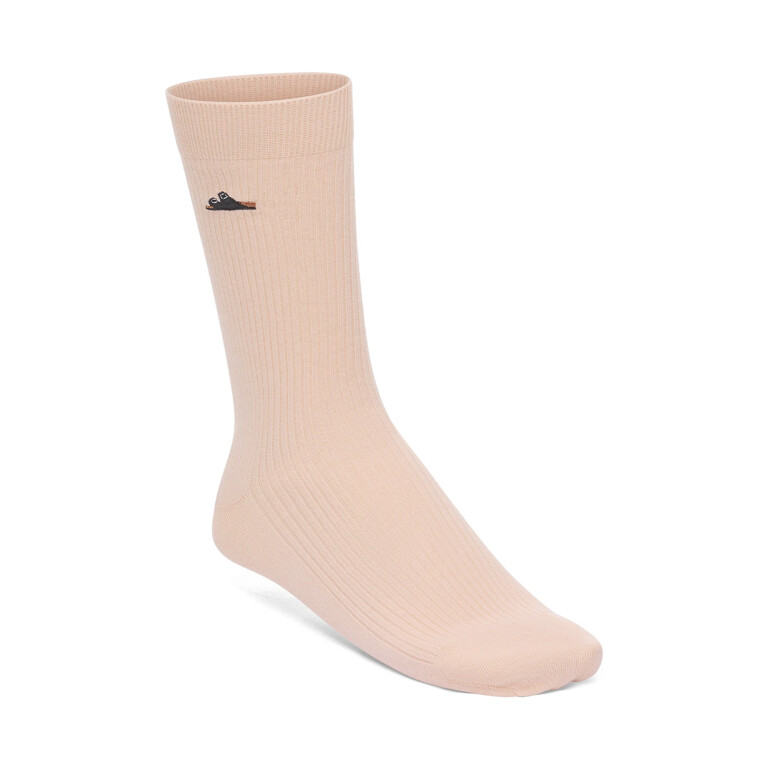 Medias Cotton Rib Pink