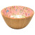 Bowl de Madera de 20,5 cm Pajaros Rosa