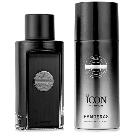 Set Perfume Antonio Banderas The Icon Parfum 100ml + Desodorante Original Set Perfume Antonio Banderas The Icon Parfum 100ml + Desodorante Original