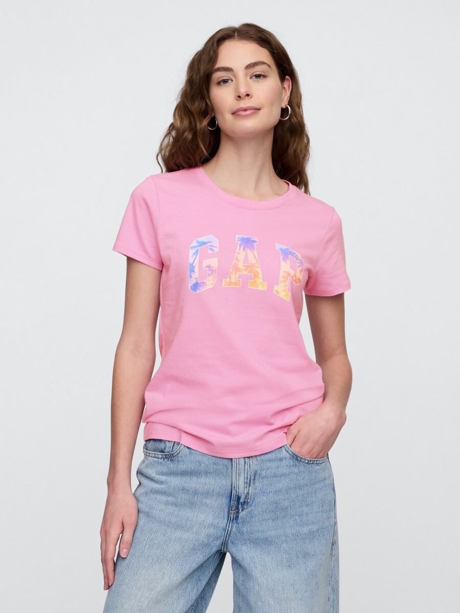 V-SS LOGO CLASSIC TEE - SUGAR PINK 