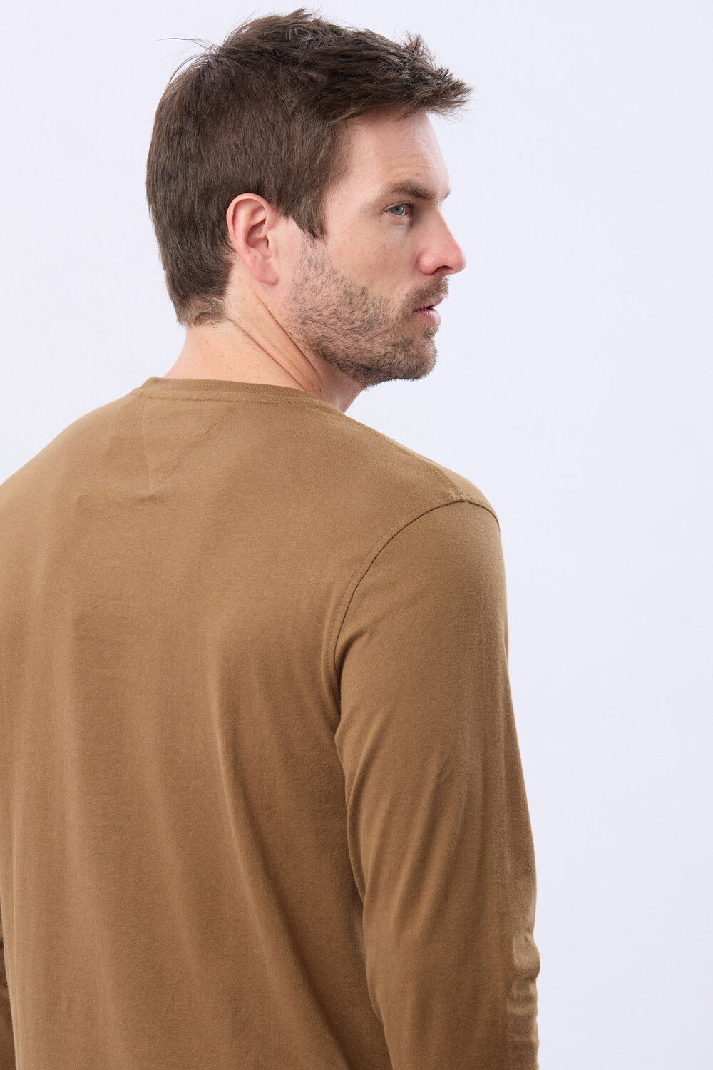 REMERA LISA DE ALGODÓN Mostaza