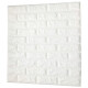Placa adhesiva de ladrillo para pared BLANCO