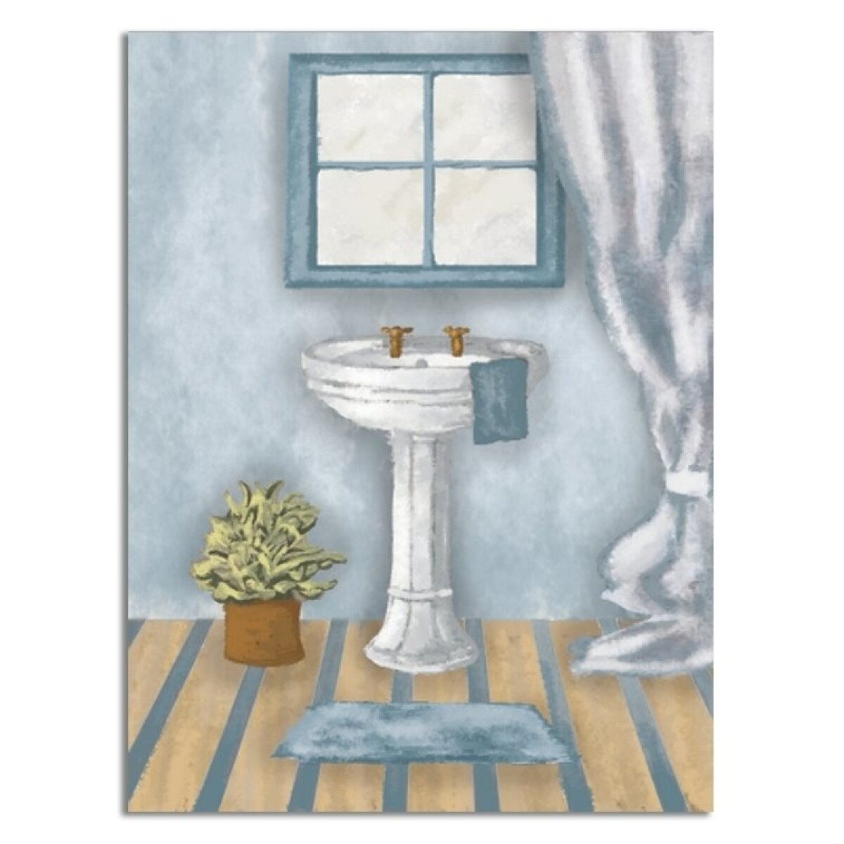 CUADRO CANVAS 30x40cm BAÑO 3 