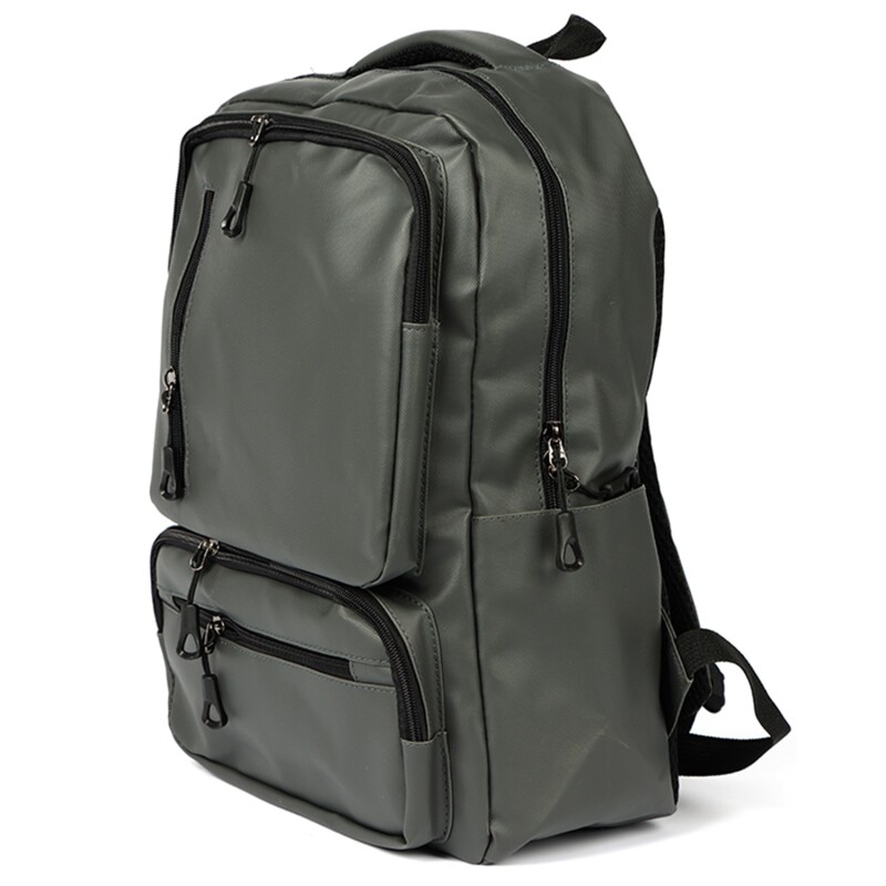 Mochila Urbana Clásica con Múltiples Bolsillos Canva Liso