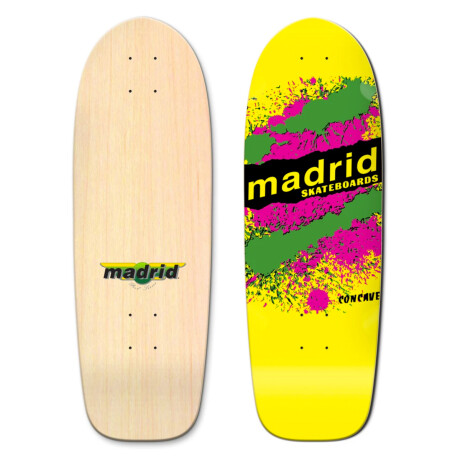 Tabla de Skate Old School Madrid Explosion 29.85" - Amarillo Tabla de Skate Old School Madrid Explosion 29.85" - Amarillo