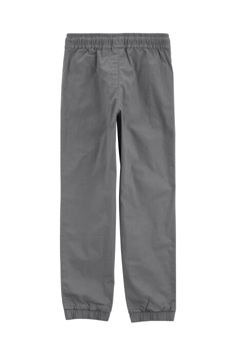 Pantalón de lona, gris Sin color