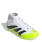 Championes de Fútbol Hombre Adidas Predator Club Sock Blanco - Negro - Amarillo Limón