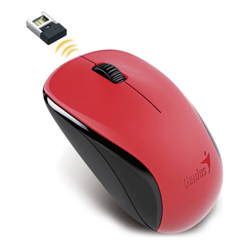 Mouse inalámbrico receptor USB Genius NX-7000 Color Surtido Passion red